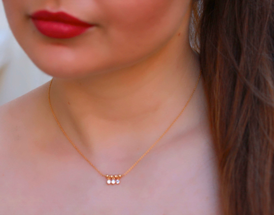 Triple Floating Stars Necklace